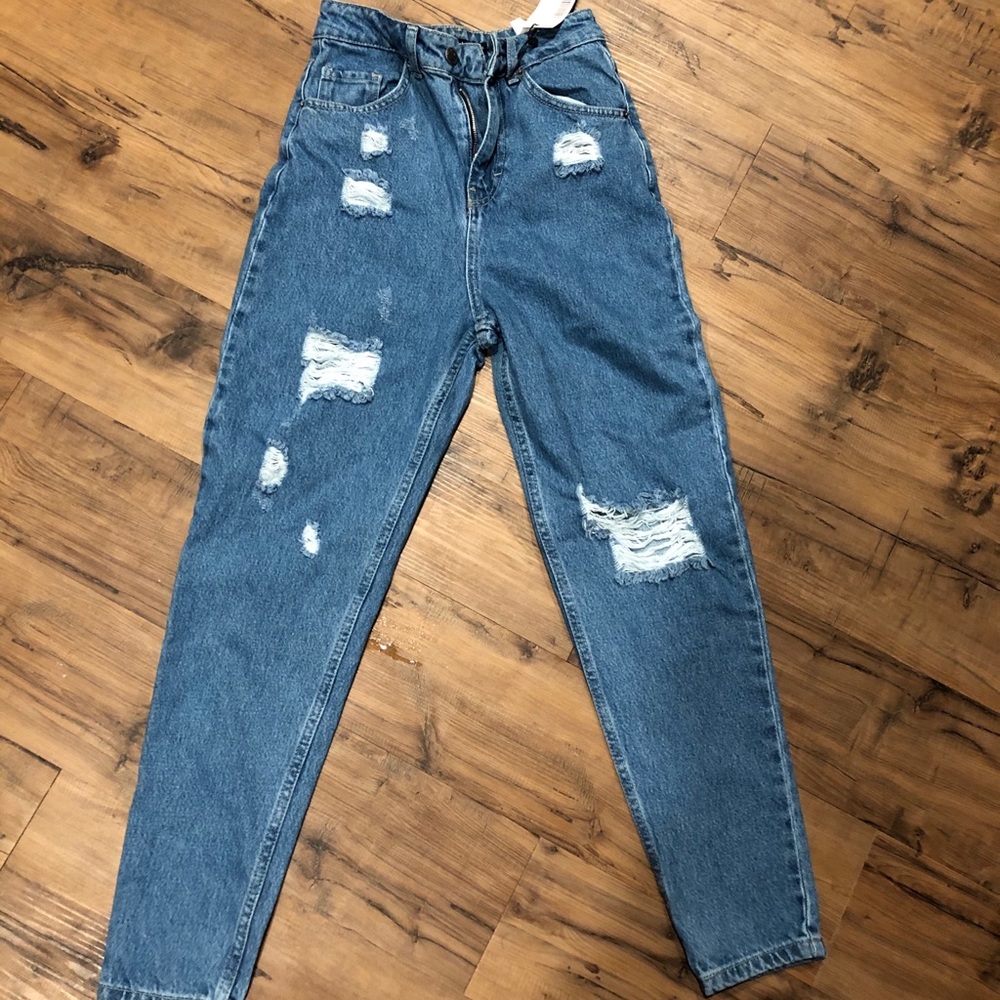 Boohoo High waisted denim jeans